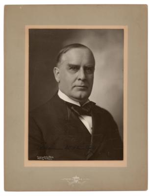 Lot #23 William McKinley Signed Photograph