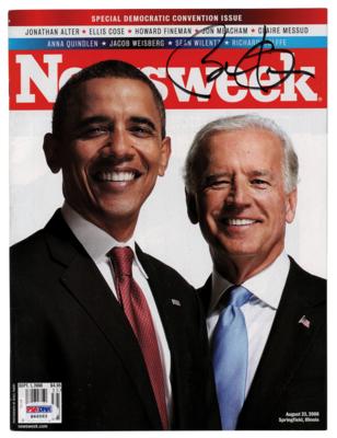 Lot #37 Barack Obama Signed Magazine - Image 1