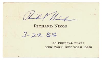 Lot #103 Richard Nixon Signature - Image 1