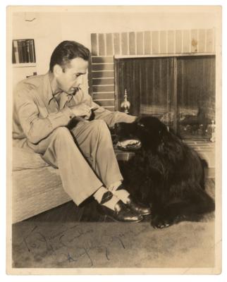 Lot #697 Humphrey Bogart Signed Photograph
