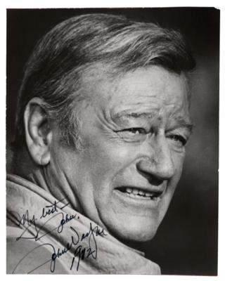 Lot #881 John Wayne Signed Photograph - Image 1