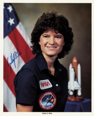 Lot #468 Sally Ride Signed Photograph - Image 1