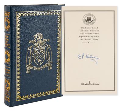 Lot #251 Edmund Hillary Signed Book - View from
