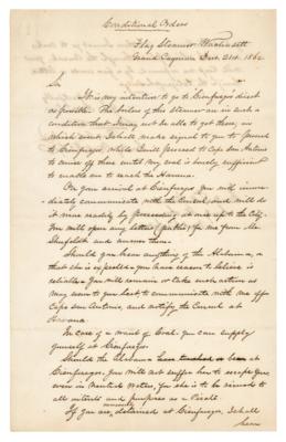 Lot #367 Charles Wilkes War-Dated Letter Signed on