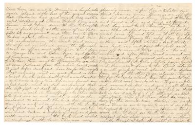 Lot #399 Union Sailor's Letter on the CSS Alabama: "We were in a blissful state of ignorance in regard to the proximity of our enemy" - Image 2