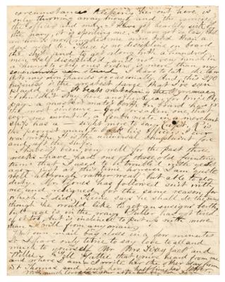 Lot #399 Union Sailor's Letter on the CSS Alabama: "We were in a blissful state of ignorance in regard to the proximity of our enemy" - Image 3