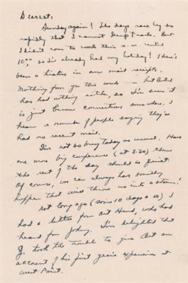 Lot #29 Dwight D. Eisenhower War-Dated Autograph Letter Signed: "We can always have something happen that will throw us into a storm!" - Image 1