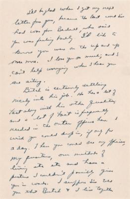 Lot #29 Dwight D. Eisenhower War-Dated Autograph Letter Signed: "We can always have something happen that will throw us into a storm!" - Image 2