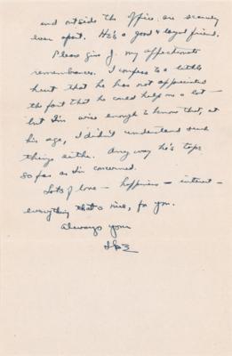 Lot #29 Dwight D. Eisenhower War-Dated Autograph Letter Signed: "We can always have something happen that will throw us into a storm!" - Image 3