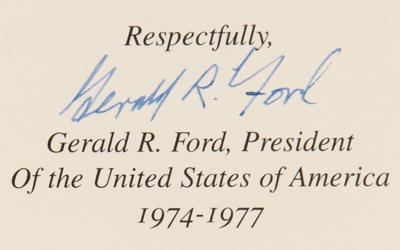 Lot #70 Gerald Ford Signed Limited Edition Book - President John F. Kennedy: Assassination Report of the Warren Commission - Image 2