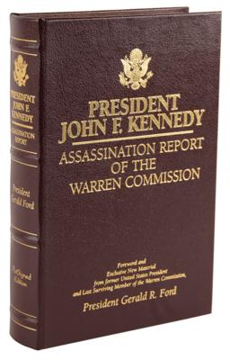 Lot #70 Gerald Ford Signed Limited Edition Book - President John F. Kennedy: Assassination Report of the Warren Commission - Image 3