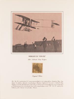 Lot #416 Smithsonian Air & Space Museum (7) Relic Prints - Image 2