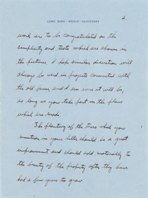 Lot #409 Charles Lindbergh Four-Page Autograph Letter Signed from England, Written in the Wake of the Kidnapping and Hauptmann Trial - Image 3