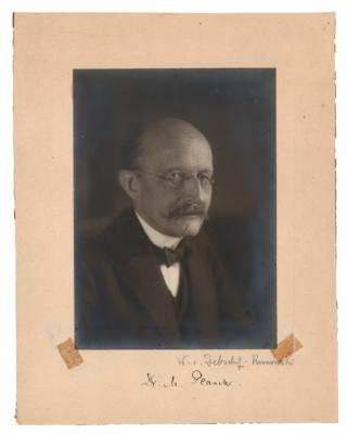 Lot #190 Max Planck Signed Photograph