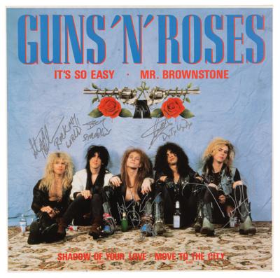 Lot #645 Guns N' Roses Signed Maxi Single Album -