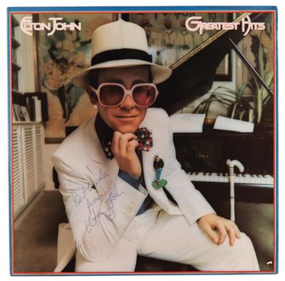 Lot #651 Elton John Signed Album - Greatest Hits