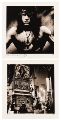 Lot #676 U2: Bono (2) Signed Photographs - Image 1