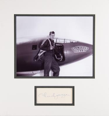 Lot #420 Chuck Yeager Signature