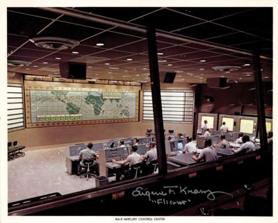 Lot #462 Gene Kranz Signed Photograph - Image 1