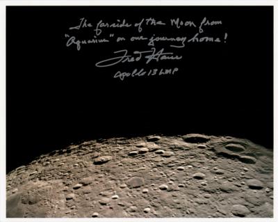 Lot #457 Fred Haise Signed Photograph - Image 1