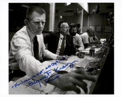 Lot #463 Gene Kranz Signed Photograph - "Failure is not an option!" - Image 1