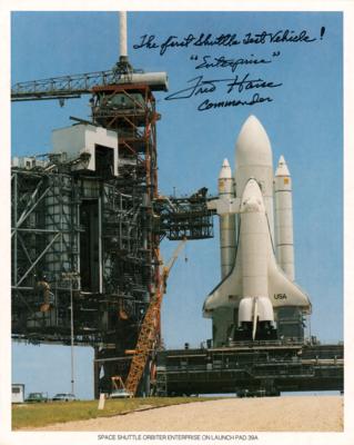 Lot #459 Fred Haise Signed Photograph - Image 1