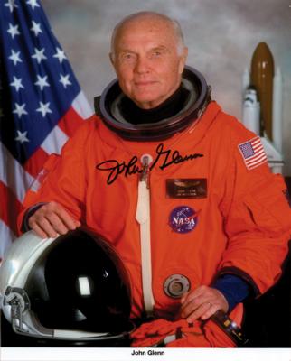 Lot #453 John Glenn Signed Photograph - Image 1