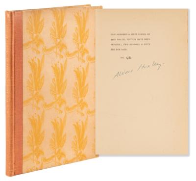 Lot #530 Aldous Huxley Signed Limited Edition Book