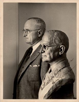 Lot #118 Harry S. Truman Signed Photograph - Image 1