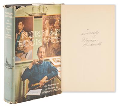 Lot #504 Norman Rockwell Signed Book - My