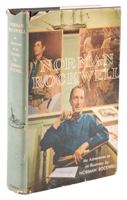 Lot #504 Norman Rockwell Signed Book - My Adventures as an Illustrator - Image 3