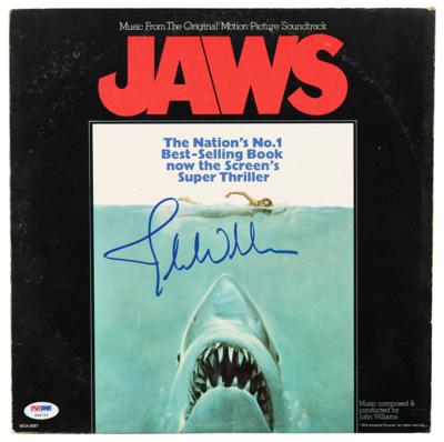 Lot #887 John Williams Signed Jaws Soundtrack Album - Image 1