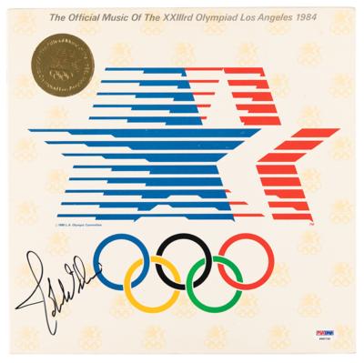 Lot #616 John Williams Signed Los Angeles 1984 Summer Olympics Official Music Album - Image 1