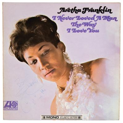 Lot #641 Aretha Franklin Signed Album - I Never