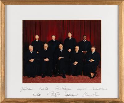 Lot #312 Rehnquist Court Signed Oversized Photograph - Image 2