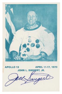 Lot #477 Jack Swigert Signed Photo Card - Image 1