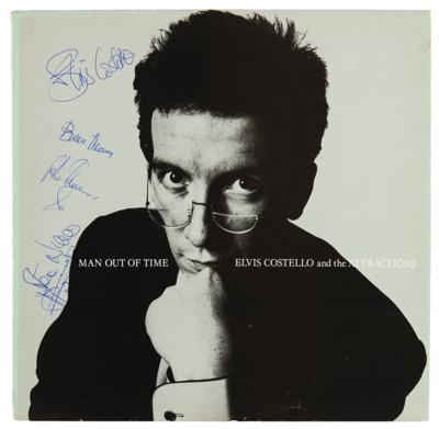 Lot #635 Elvis Costello and the Attractions Signed