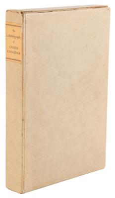 Lot #63 Calvin Coolidge Signed Limited Edition Book - The Autobiography of Calvin Coolidge - Image 5