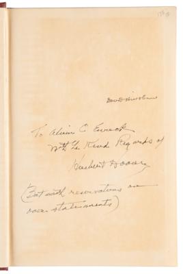 Lot #81 Herbert Hoover Signed Limited Edition Book - Herbert Hoover: American Quaker by David Hinshaw - Image 4