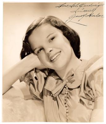 Lot #709 Judy Garland Signed Photograph
