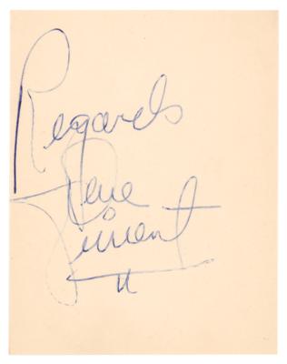 Lot #679 Gene Vincent Signature - Image 1