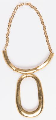 Lot #882 Raquel Welch's Gold-Tone Necklace - Image 1