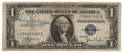 Lot #114 Harry S. Truman Signed One-Dollar Bill - 'The buck stops here!' - Image 1