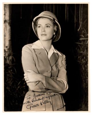 Lot #827 Grace Kelly Signed Photograph from