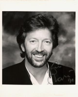 Lot #633 Eric Clapton Signed Photograph