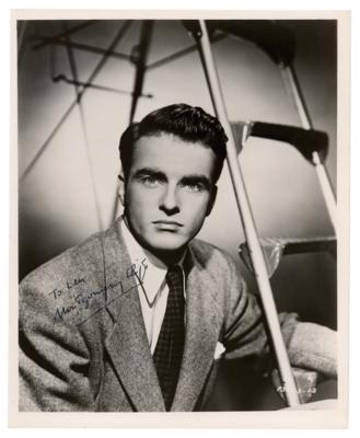Lot #767 Montgomery Clift Signed Photograph