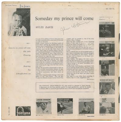 Lot #542 John Coltrane Signed Album - Someday My