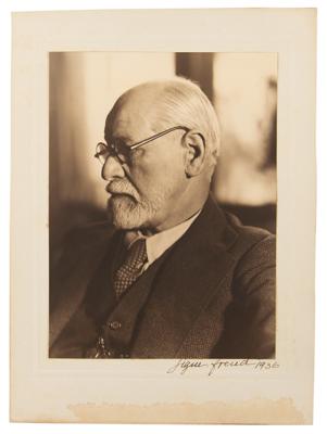 Lot #193 Sigmund Freud Signed Photograph (1936) -