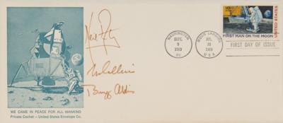 Lot #423 Apollo 11 Signed Limited Edition ‘We Came in Peace for All Mankind’ Envelope - One of Twelve Signed Examples - Image 2