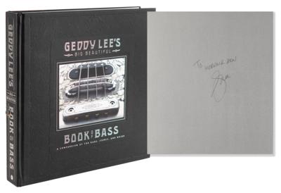 Lot #672 Rush: Geddy Lee Signed Book - Image 1